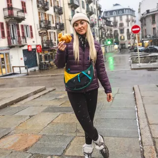 Morning essentials.
 Croissant included.🥐
Moonlight Crossbody.