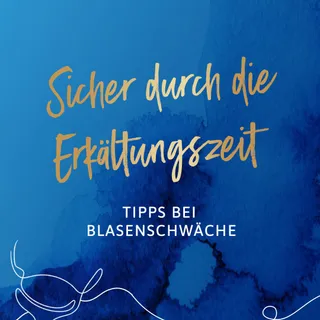 In der Grippesaison passiert es ganz besonders häufig: Husten, Niesen, Schnäuzen.

Dadurch kann ungewollter Urinverlust durch plötzliche Belastung auftreten. Aber warum ist das so? Bei einer Erkältung