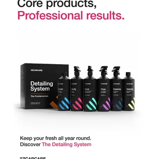 Professional results don’t happen by chance. 🛞

They come from using the right products at the right time.

The EZ Detailing System is built to simplify your routine, giving you a complete set of core