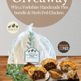 Competition now closed. Winner has been announced. Keep an eye out for out next months giveaway 👀 

🥧 What better way to celebrate British Pie Week than with a proper Yorkshire bundle? 🍗⁠
⁠
Herb Fed P