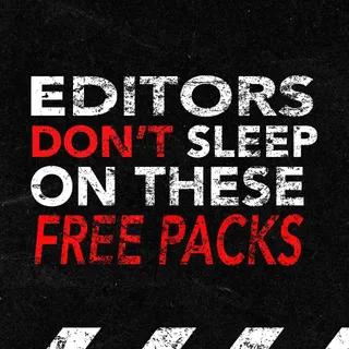 Editors don’t sleep on these free packs.

We’ve been giving away free assets since 2019 and most of you still haven’t grabbed them... these aren’t throwaways.

Comment FREE and we’ll send you the link