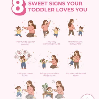 The sweetest love of all, their tiny arms around your neck, big hearts, and endless “Mummy!”s 💕 Every little gesture counts, even the ones that feel frustrating.

These 8 signs are proof that your tod