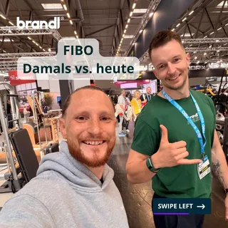 2018 waren wir das erste Mal auf der Fibo. 🫣
Keine Marke. Kein Team. Kein Umsatz.

Nur ein Gedanke, der sich damals schon so klar angefühlt hat, dass wir nicht mehr losgekommen sind.
Sportnahrung und 