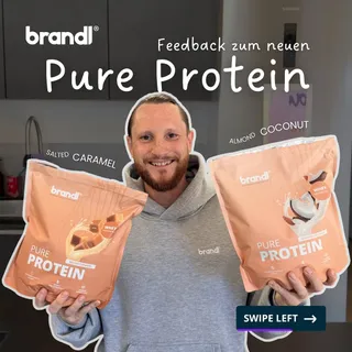 Erstes Feedback zu den neuen Pure Protein Sorten…
und wir sind ehrlich ein bisschen sprachlos.

Nach 6 Jahren ohne neue Sorte
waren wir nervös. Wirklich. 👀

Du arbeitest so lange an etwas,
feilst an j
