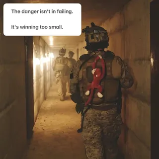 The danger isn’t in failing.

It’s winning too small.

Stop aiming for goals that don’t scare you.

#hardtokill #getrippedordietrying