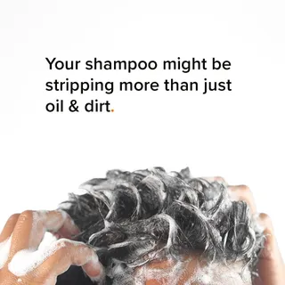 Your hair works best when its natural balance stays intact.
And, your shampoo might disrupt that balance.

While cleansing removes buildup, it can also affect surface lipids that control friction, moi