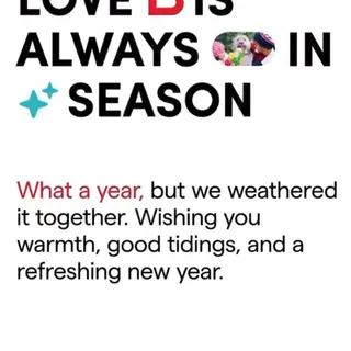 Grateful for this community and everything we’ve shared this year. Here’s to what’s next.