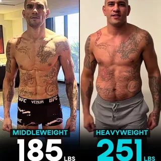 Alex Pereira has fully grown into his heavyweight frame 😳