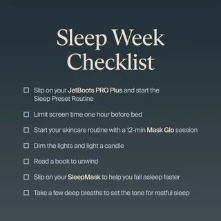 #sleepweek check-in. 💤
Little habits that lead to better sleep. How many are you checking off tonight?