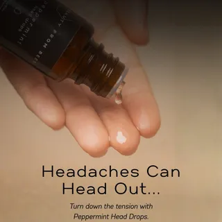 Headaches? 

We've got you! 

Our Peppermint Head Drops deliver a cooling, tingly wave of relief right where you need it. 

All natural with no harmful ingredients, this is the cleanest way to clear y