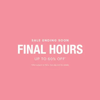 Last call for beauty sleep! Sale ends midnight. 🛍️