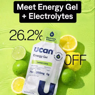 Energy Gel + Electrolytes is live! 🍒🍋🍋‍🟩

Be first to try it during our biggest sale of the season. Only at UCAN.co