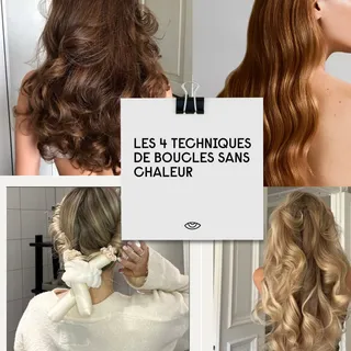Nos 4 techniques préférées pour des boucles parfaites sans agresser la fibre capillaire✨