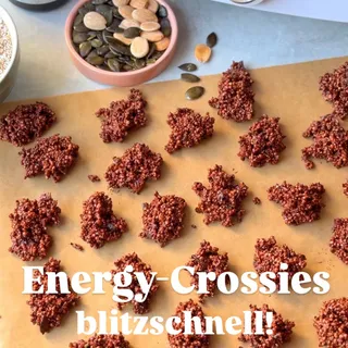 Werbung – So lecker hast du noch nie genascht: Diese Energy-Crossies aus dem Monsieur Cuisine haben echtes Suchtpotenzial! 🤩 Sie sind so viel besser als die gekaufte Version und in 15 Minuten fertig.
