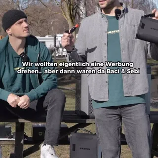 Wir wollten eigentlich eine Werbung drehen. 🎬
Aber dann waren da Baci & Sebi.

Was denkt ihr — haben wir es hingekriegt? 👀😂

#maentum #behindthescenes #founderlife #outdooressentials #outdoorleben