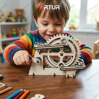 Build, assemble, spin, repeat
🪙This laser-cut marble run never gets old 
Simple mechanics, timeless happiness 👉https://bit.ly/3PCD9ex

#LaserEngraver #LaserCutter #Woodworking #MarbleRun #MechanicalPu