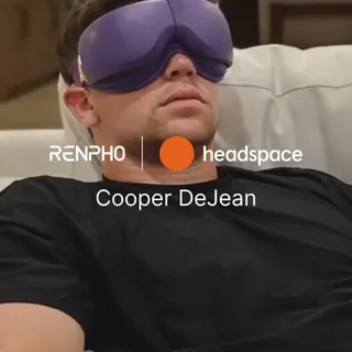 Built for recovery season. The @renpho x @headspace Eyeris Zen Eye Massager - part of @cooperdejean routine!