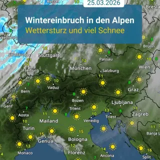 ❄️ Winter-Comeback in den Alpen!
Bis zu 80 cm Neuschnee, Sturm & steigende Lawinengefahr 🌬️⛷️
Passt auf euch auf! 🙏 

#Wintereinbruch #Alpen #Schnee #Wettersturz #Lawinengefahr #Sturm #WetterRadar #Wi