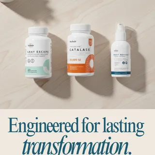 What if lasting transformation isn't about surface solutions but deep, intentional support?⁠
⁠
Our Anti-Gray system works in harmony with your hair's natural intelligence. 𝐆𝐫𝐚𝐲 𝐄𝐬𝐜𝐚𝐩𝐞™, 𝐂𝐚𝐭𝐚𝐥𝐚𝐬𝐞 𝐂𝐎𝐑𝐄™