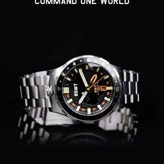 From sunrise missions to late-night adventures-Globemaster GMT Automatic stays ready. Built to endure. 💪🖤 

Get yours now- 𝙧𝙜𝙢𝙩.𝙘𝙤