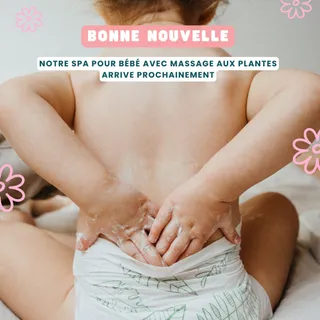 💚 Parce que bébé mérite le meilleur, offrez lui une expérience de détente unique au Spa Love & Green ! Des massages aux plantes spécialement conçus pour bébé ! 👶✨

Demain, nous partagerons tous les dé