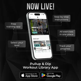 We are live! 👀🔥

Our brand new Pullup & Dip Workout Library App is now available! 🙌

Get your favourite workouts, tutorials and instructions for every level directly on your mobile phone for free and 