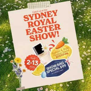 Something egg-stra special is here! We’re popping up at the 𝗦𝗬𝗗𝗡𝗘𝗬 𝗥𝗢𝗬𝗔𝗟 𝗘𝗔𝗦𝗧𝗘𝗥 𝗦𝗛𝗢𝗪 from 𝗔𝗽𝗿𝗶𝗹 𝟮–𝟭𝟯 🐣💐✨

Find us at the @sydneyroyal_eastershow 𝙁𝙖𝙨𝙝𝙞𝙤𝙣 & 𝙎𝙩𝙮𝙡𝙚 𝙋𝙖𝙫𝙞𝙡𝙞𝙤𝙣 (𝙎𝙩𝙖𝙣𝙙 𝗫𝗙𝗦𝟭𝟭𝟳-𝗛𝟲) and discover