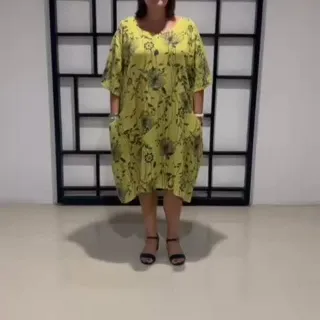 Feeling the sunshine in this beautiful floral dress! 🌞🌼 

It’s the perfect blend of comfort and style for any occasion. Whether it’s a casual outing or a laid-back evening, this dress has got you cove