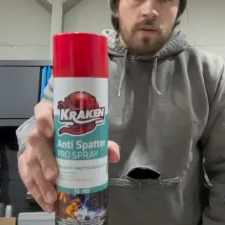 If you’re an avid MiG welder give this @krakenbond anti splatter spray a try!🤘🏼🇺🇸

#mig#welder#america