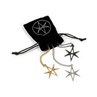 Pick your metal: silver, gold or black chrome

Hex necklaces available from www.horizonsupply.co