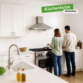 Küche neu gedacht – mit nur einem Anstrich.

Fett, Dampf, Fingerabdrücke – deine Küche macht einiges mit. Mit der richtigen Wandfarbe bleibt sie nicht nur schön, sondern auch hygienisch.

Unsere Küche