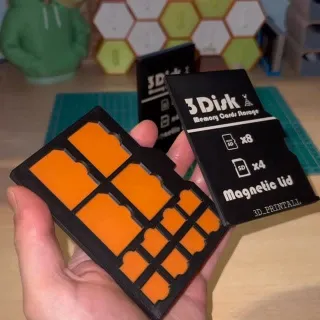 3Disk, a SD card box with magnetic lid. #adv
I laser engraved black PLA with @laserpecker LP4
#laserpecker #LP4
Check my bio for link and coupon for this laser machine!
Free stl download on my Makerwo