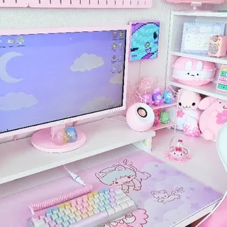 I get asked often where my cute mousepads are from, so today I’ll share with you guys my favorite place to get those!

I bought my first cute mousepad from Specter @specterlabsco and it’s the pink My 