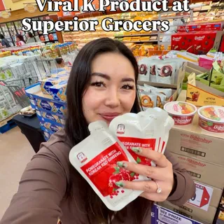 Did you know you can find one of Cardi B’s favorite drinks @superiorgrocers 👀🛒

This is the Pomegranate with Korean Red Ginseng from @jungkwanjang.us — perfect for an energy + immunity boost ✨
Lowkey…