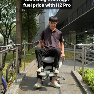 Fuel prices too high? Try this commute 😎

#hinomi #hinomih2pro #ergonomicchair #officechair
