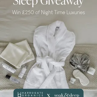 Win the Ultimate Night’s Sleep Bundle ✨

At Harrogate Organics, we’re passionate about natural wellbeing and creating simple rituals that support better sleep and relaxation. Soak&Sleep shares that sa