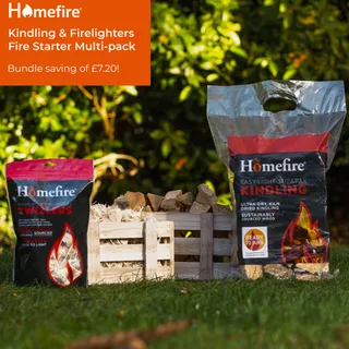 A good fire always starts with the right basics 🪵
 
Our Kindling & Firelighters Fire Starter Multi-pack makes it easy to get things going, so you can sit back and enjoy the warmth 🔥 
 
Find the bundle