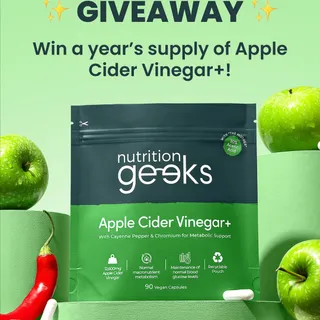 COMPETITION HAS NOW CLOSED. 

🍏✨ Win a year’s supply of Apple Cider Vinegar+ for you and a friend! Designed to help you de-bloat, curb cravings, stimulate your metabolism and manage your blood sugar. 