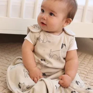 Puppy lovers, this one’s for you 🤍🐶

#woolino #sleepsack #merinowool #babyessentials #puppy