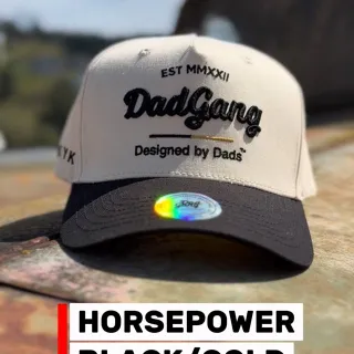 The hat that just won’t stop selling. You guys have made this one hat of the year over and over again ever since it first launched. The black/gold/cream Horsepower. Something special about this one.

