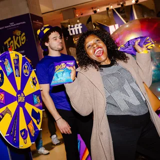 Now this is what we’re Taki-ing about 😉💜

A big shout out to #TIFFNextWave Film Festival’s presenting partner @takiscanada for making this weekend extra delicious 💥 From bold giveaways to the Takis ba