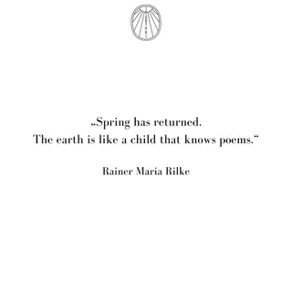 Spring returns softly. The air feels lighter, the moments more attentive. Enjoy NOAM in rhythm with the season.

#Quote #RainerMariaRilke #Spring

𝘕𝘰𝘵 𝘪𝘯𝘵𝘦𝘯𝘥𝘦𝘥 𝘧𝘰𝘳 𝘱𝘦𝘳𝘴𝘰𝘯𝘴 𝘶𝘯𝘥𝘦𝘳 𝘵𝘩𝘦 𝘭𝘦𝘨𝘢𝘭 𝘥𝘳𝘪𝘯𝘬𝘪𝘯𝘨 𝘢𝘨𝘦