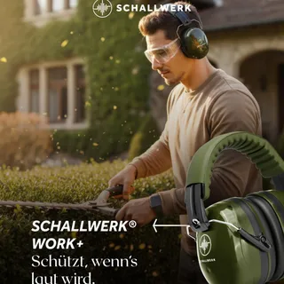 Wenn’s laut wird, sollte Schutz selbstverständlich sein. Unkompliziert, robust und gemacht für echte Arbeit 💪🍂 SCHALLWERK Work+ #gehörschutz #work #schallwerk #spring