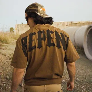 OPERATION: EXODUS - LIVE 🎚️⚒️
A collection built around our new TAN 499 colorway - inspired by standard issue military gear

- REPENT - TAN 499
- INSIGNIA CARGO JEANS - SAND
- DEUS VULT - TAN 499
- PS