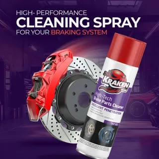 Cut through grease and brake dust in seconds. 💨🔧⁠
⁠
Kraken Bond Brake & Clutch Cleaner removes oil, fluid, and grime fast, dries quickly and leaves no residue. Clean parts. Better performance. 🚗✨⁠
⁠
🚚