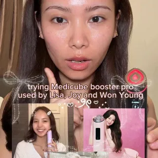 now I’m obsessed!! it’s really is game changer ✨ 

@medicube_sg @medicube_global_official 
@medicube_korea 

The booster pro is going the lowest price currently on @shopee_sg !! So don’t miss out guys