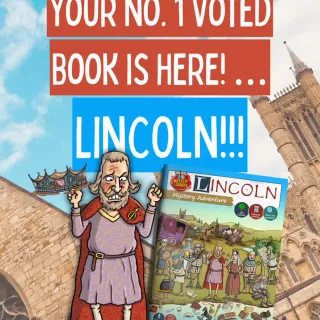 King John’s royal crown is hidden somewhere in Lincoln... 
And this is your chance to find it! 👑

#lincoln #kingjohn #history #historical #newbook #booksbooksbooks #treasure #clues #dayout