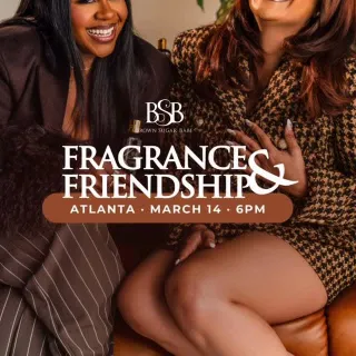The girls are getting together. 🤎

Good fragrance. Good friends. Good energy.

Join us for Fragrance & Friendship, a Waiting to Exhale–themed pajama party hosted by @blakelawren and @missasiamilia.

T