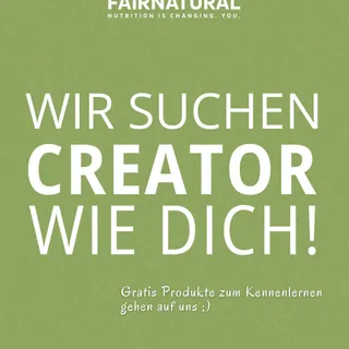 Ja richtig gesehen, wir sind auf der Suche nach neuen Partnern die Bock auf uns, unsere Produkte haben und Teil der Fairnaturalfamily werden möchten 💚

Mehr Infos findest du im Beitrag oder über den L