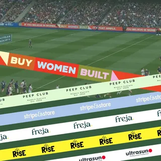 It was the most-watched Women’s Rugby match on UK television, and BUY WOMEN BUILT was there! ❤️

The 30,000 person stadium (and record breaking peak audience of 5.8MILLION viewers) felt the presence o